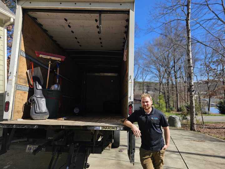 Greensboro, NC residential junk removal before and after