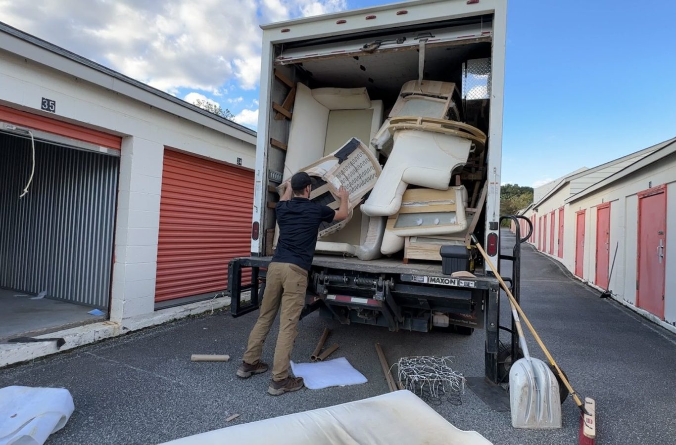 Efficient commercial junk removal team at work in Greensboro